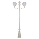 Domus Lighting Exterior Posts DOMUS GT-620 Lisbon Twin Sphere Post Light Lights-For-You 15734 9330772157345